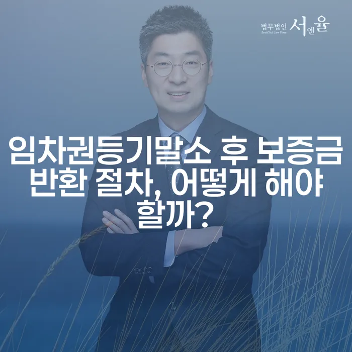 임차권등기말소 후 보증금 반환 절차, 어떻게 해야 할까?